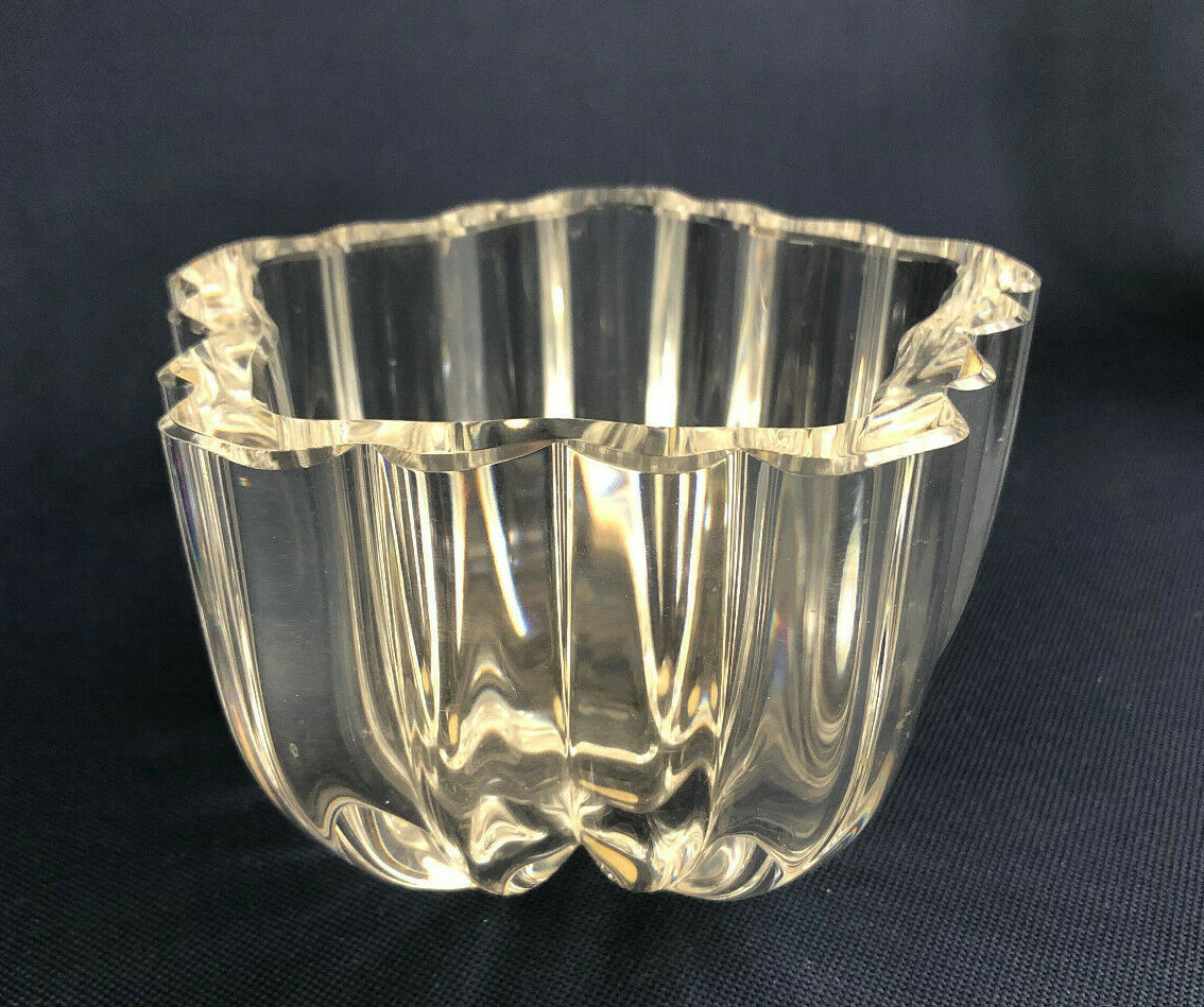 Kosta Boda crystal candy dish / bowl by A. Ehrner 58027 eBay