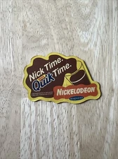 1994 Vintage Nickelodeon Magazine Nestle Quik Chocolate Milk Promotional Magnet