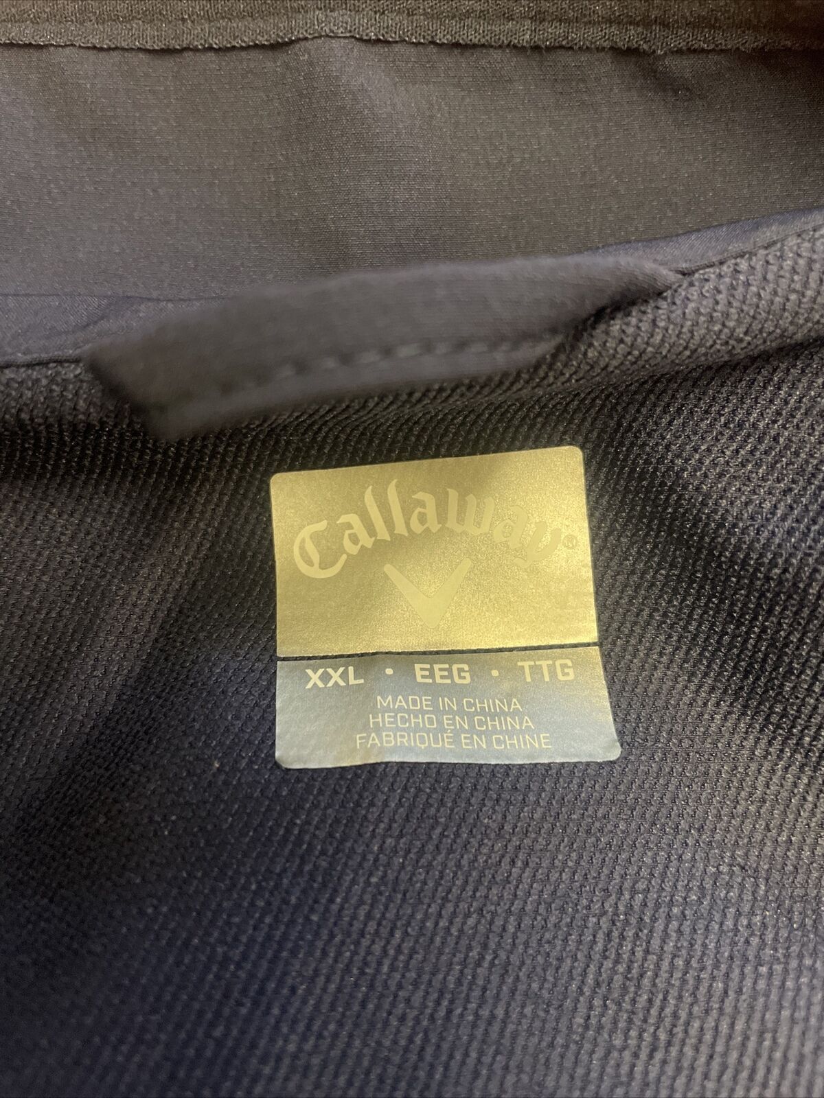 Callaway Mens Golf Jacket Size XXL BLUE GREY | eBay