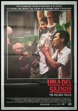 THE KILLING FIELDS 1985 Original Movie Poster 39x55" 2Sh Italian ROLAND JOFFE'