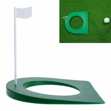 Golf Putting Regulation Cup Pin And Hole Flag Indoor Practice Training Tool