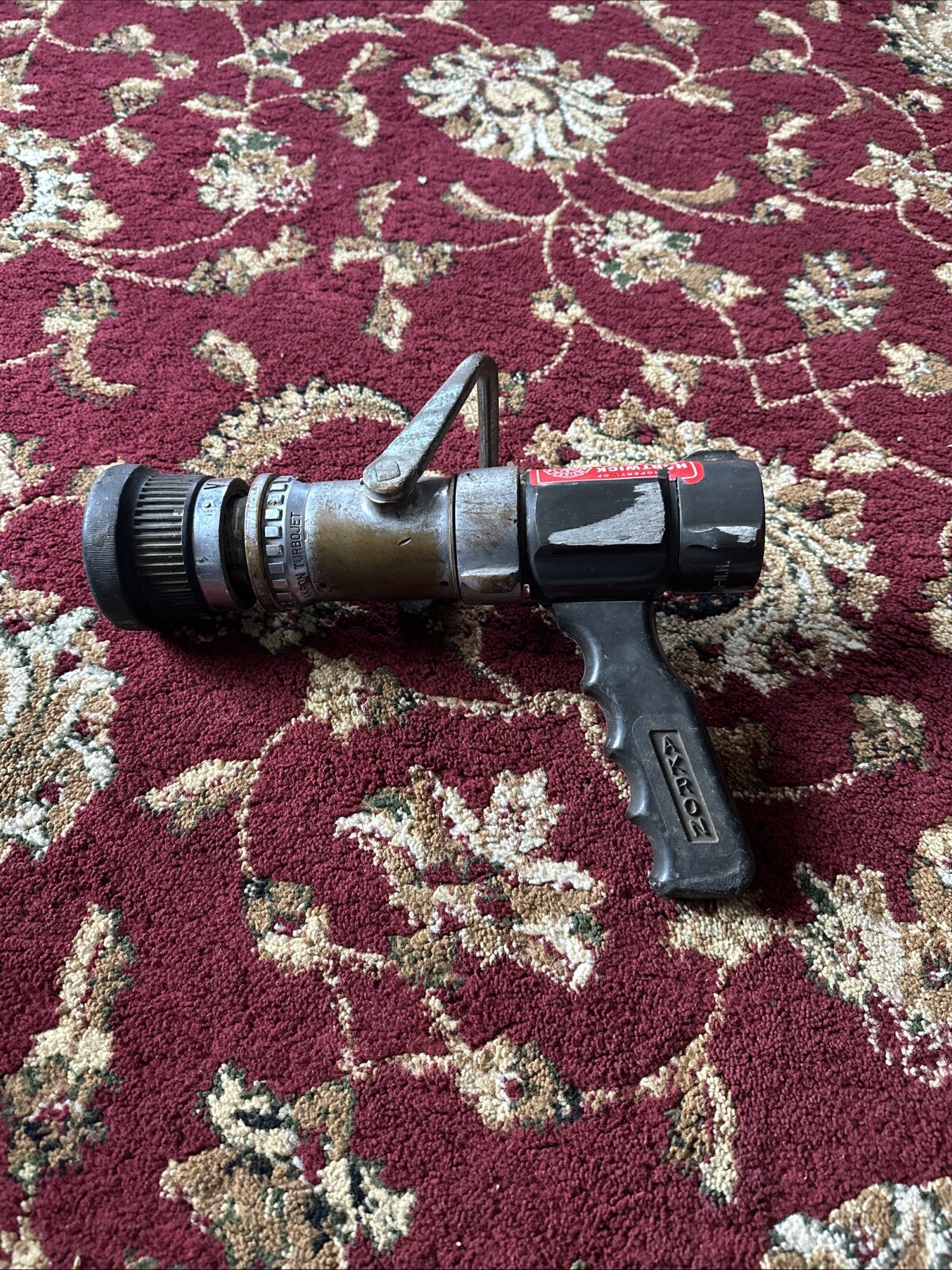 AKRON TURBOJET FIRE HOSE NOZZLE FIREMAN FIRE DEPT FIREFIGHTER Pistol Grip
