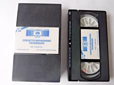 VTG~CHEVROLET CORVETTE REFINISHING TECHNIQUES~VHS 1988 SPORT CAR~PRO TECH PAINT