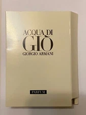 GIORGIO ARMANI ACQUA DI GIO PARFUM 1.2 ml Official Carded Sample
