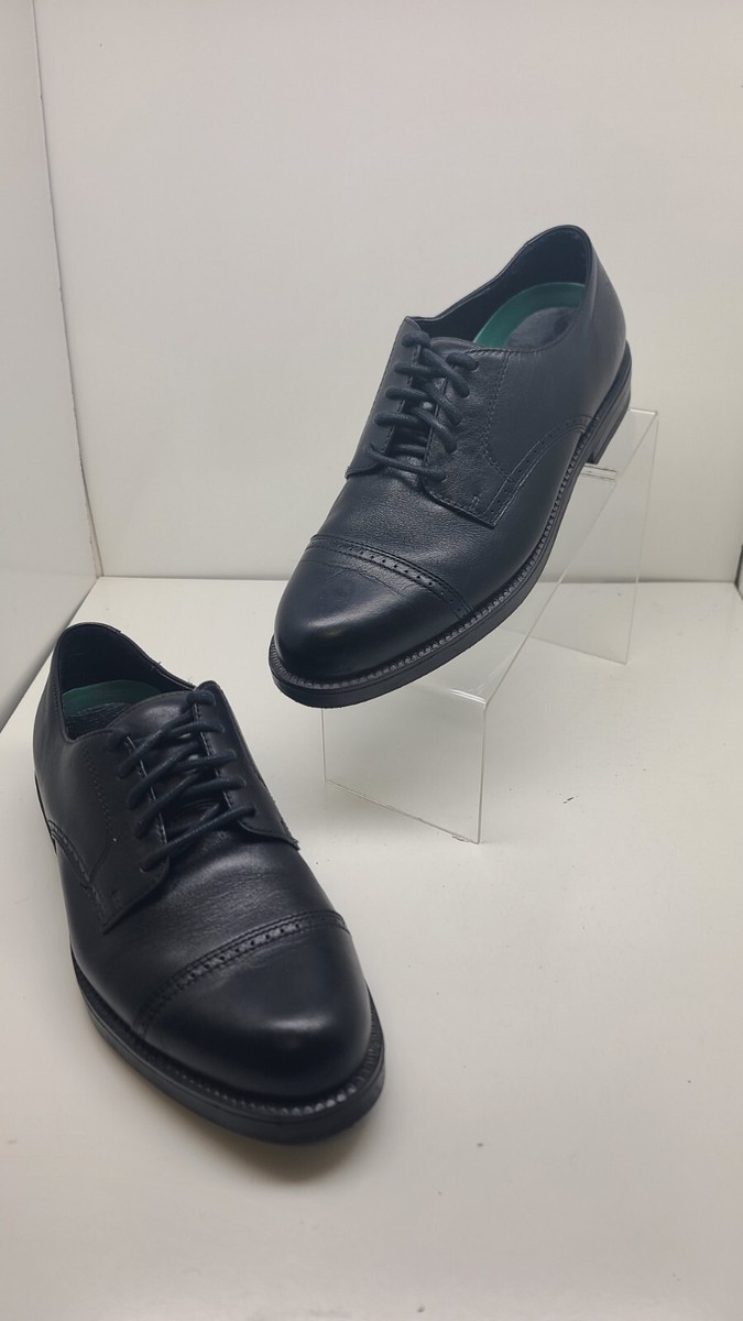Nunn Bush Shoes Mens Dress Cap Toe Oxford Black Leather Lace  display picture 1