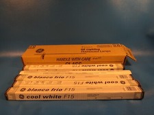 LOT of 5 GE LIGHTING F15 COOL WHITE , 18" Fluorescent Bulb