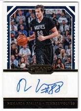 Nemanja Bjelica 2016-17 Panini Grand Reserve Auto 88/99 Jersey Number 1/1