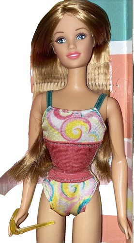 Vintage 1996 Pink Barbie Speed Boat Water Craft Pearl Beach Barbie