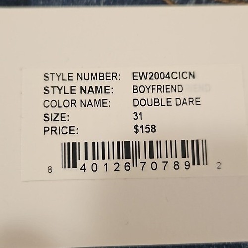 Edwin boyfriend size 31 straight lightly distressed jeans # 108 - Picture 6 of 10
