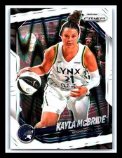 2025 Panini Prizm WNBA #45 Kayla McBride White Seismic Prizms