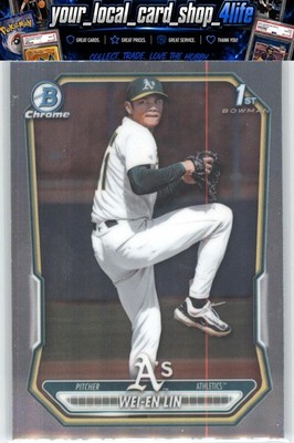 2026 Bowman Chrome Prospects #BCP-125 Wei-En Lin Athletics