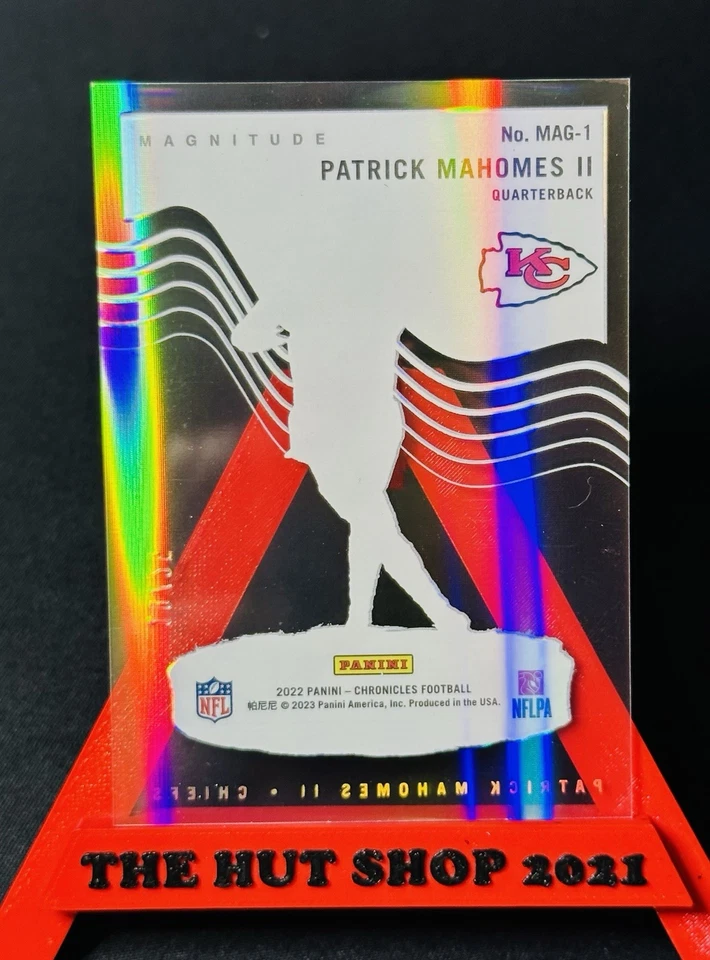 Patrick Mahomes 2022 Panini Chronicles Magnitude Holo Silver Prizm /25 #MAG-1 SP - Image 2 of 4