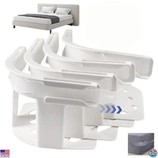 No-Slip Bed Sheet Holders Set, Adjustable Fasteners for All Mattress Sizes