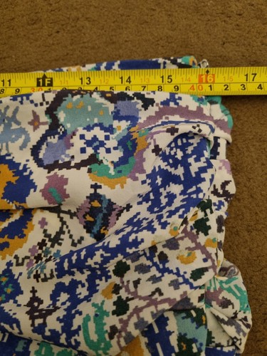 Isabel Marant Milendi Ruffled Printed Stretch Silk Mini Skirt Womens Size 42 - Picture 10 of 15