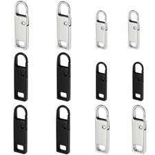 Zipper Pull Upgraded , 12 Pcs Detachable Zipper Pull Tabs for Luggage Clothi...