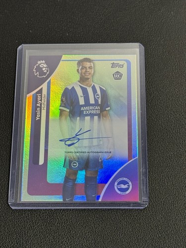 Topps Premier League 2025-26 Yasin Ayari RC Rookie Auto Autogramm