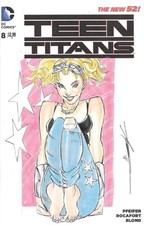 Original Comic Art Giveaway in 2012 Cryptozoic DC Comics The New 52 15