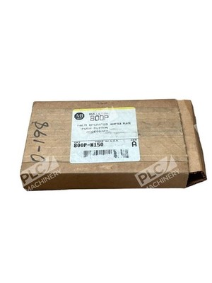 Allen Bradley 800P-N150 Palm Operated Adapter Plate Push Button Rockwell