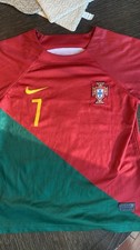 Nike Portugal National Team Soccer Jersey Cristiano Ronaldo #7 Red/Green boys 24