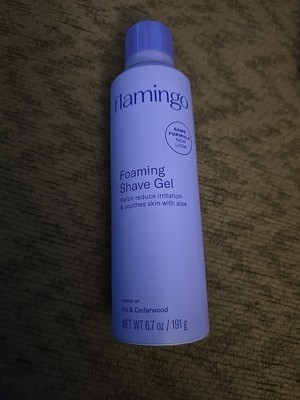 Flamingo Women Foaming Shaving Gel with Aloe Vera, 6.7 Oz (BN5)