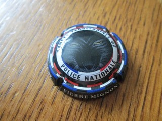 capsule de champagne Pierre MIGNON Police Nationale