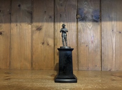 Vintage nicht gravierte Angeln Metall Trophäe, Angeln, Pokal, Pokale, Pokal