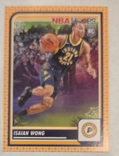Panini Haunted Hoops 2023-24 Isaiah Wong #139 Indiana Pacers Rookie Card