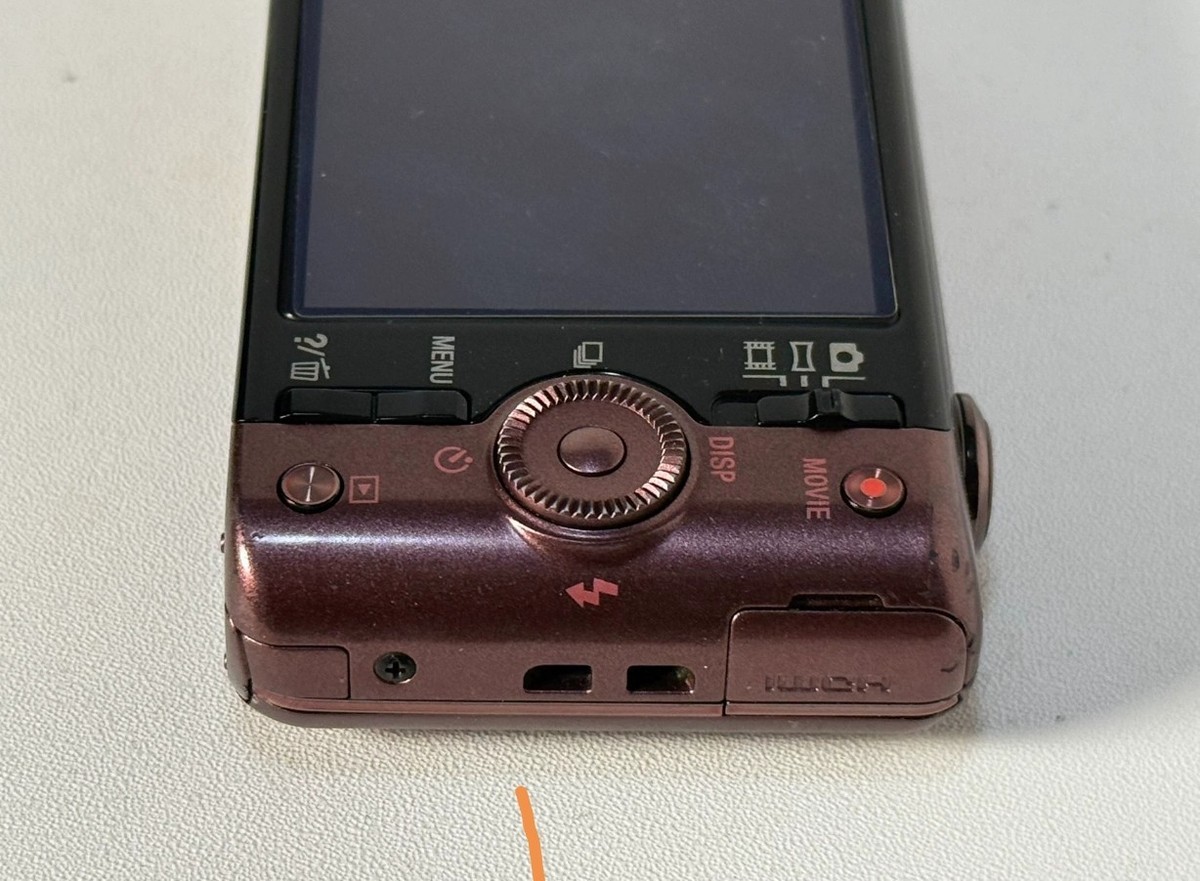 SONY Cyber-shot DSC WX100 Brown 18.2MP Vintage Digital Camera