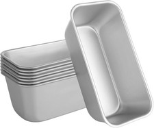 8 Pack Aluminum Loaf Pans 8x4 Inch Banana Bre...