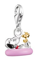 Thomas Sabo Schmuck Charm Snoopy Woodstock Und Schwimmring 925 Silber 2244-427-7