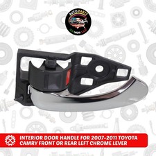 Interior Door Handle For 2007-2011 Toyota Camry Front Or Rear Left Chrome Lever Interior Door Handle For 2007-2011 Toyota Camry Front Or Rear Left Chrome Lever