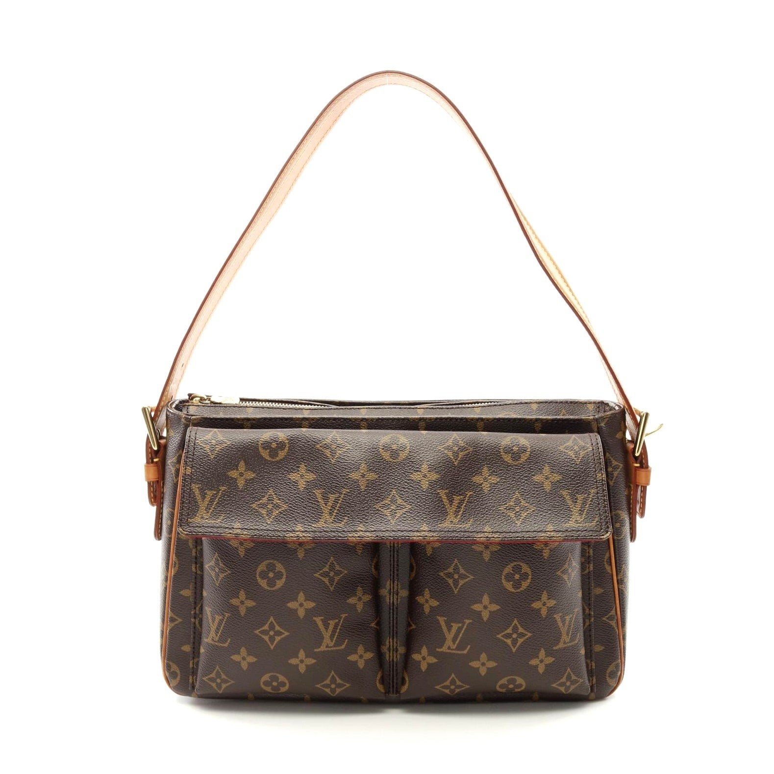Louis Vuitton Monogram Vivacite Gm Shoulder Bag Women Brown One Size 523255