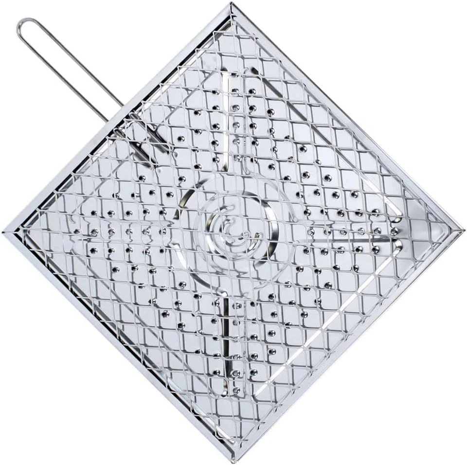 Gnali One Size spargifiamma gratella Acciaio Inox, 25x25 cm, Inossidabile