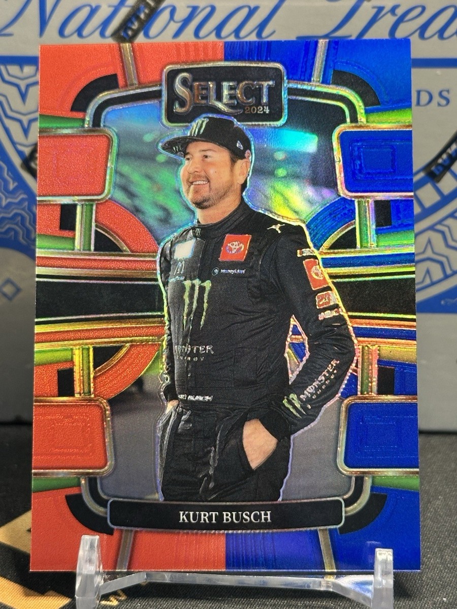 Kurt Busch 2024 Select Racing #37 Grandstand Red & Blue Prizm /249