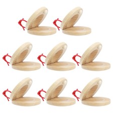 8 Pcs Orff Round Dance Board Handheld Percussion Set Instruments Clappers Toy