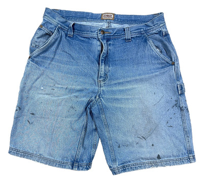 Vintage Y2K CE Schmidt Carpenter Shorts Men 36 Baggy Distressed Grunge Thrashed