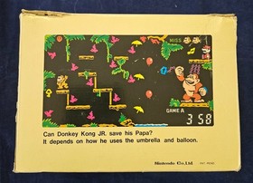 Nintendo Donkey Kong jr CJ-71 Tabletop Game&watch lcd handheld Oto Italy version