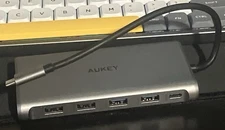 AUKEY 12-in-1 USB-C Hub Docking Station Multiport Adapter CB-C78 3.0 2.0