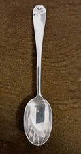 Antique Victorian Sterling Silver Teaspoon 1894 11g Hallmarked London