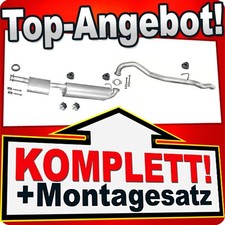 Auspuff für OPEL FRONTERA A SPORT 2.0 4x4 SWB 2-TUREN 115PS 95-98 Auspuffanlage