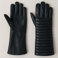 Darth Vader Inspired Cosplay Gloves, Sith Lord Leather Cosplay Accessory