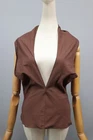 MIU MIU Vintage Brown Cotton Sleeveless Tank Top Blouse Womens Size 42 / M