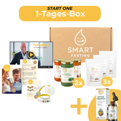 Smart Fasting  Detox ONE 1-Tages-Box Fastenpaket mit Suppen & Tee