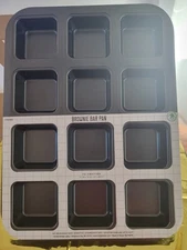 NEW Brownie Bar Baking Pan 1x15.25x10.74 Inches