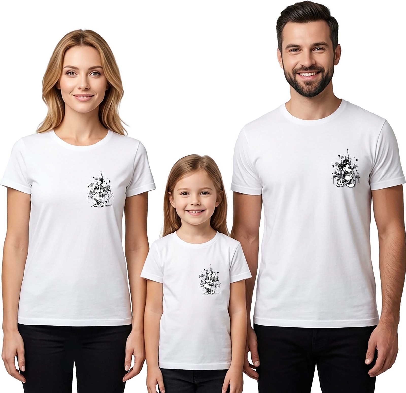 Camisa mágica de vacaciones Disney Mickey Minnie a juego viaje familiar regalo de Navidad T-3221
