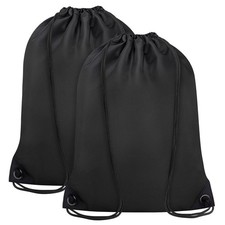 CALACH 2PCS Drawstring Bags Bulk String Backpack for Men Women Cinch Bag Draw