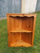 Vtg Pitch Pine Corner Wall