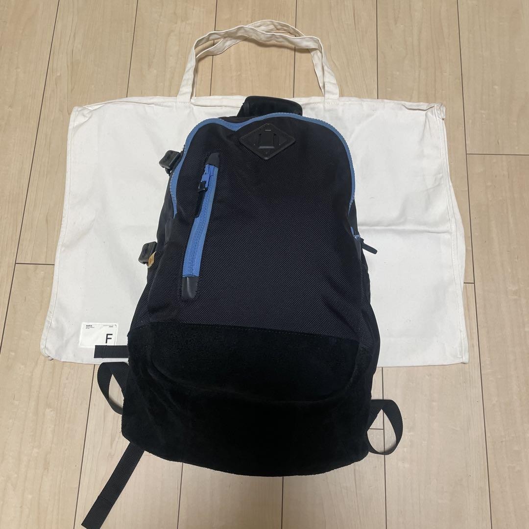 Rare VISVIM Backpack Bag 20L Black x Blue