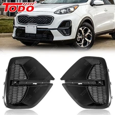 Fits 2020-2022 Kia Sportage Fog Light Covers Left Right Side W/O Fog Light Hole