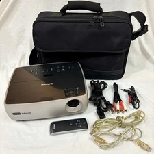 InFocus IN24+ DLP Projector w/ Power Cord, Remote, Cables, Carrying Case - WORKS
